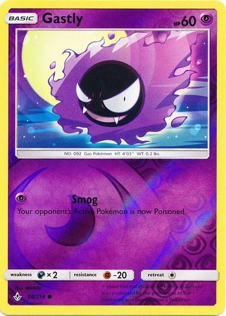 Gastly - 68/214 - Common Reverse Holo