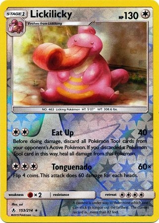 Lickilicky - 153/214 - Rare Reverse Holo