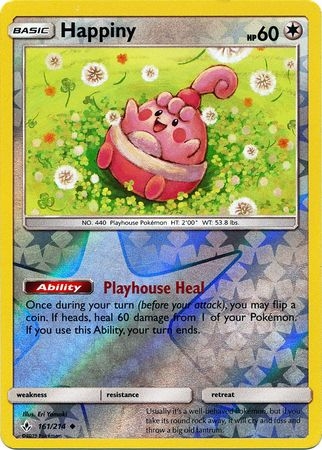 Happiny - 161/214 - Uncommon Reverse Holo