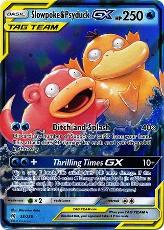 Slowpoke & Psyduck GX - 35/236 - Ultra Rare