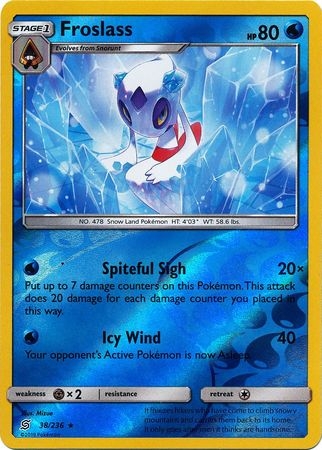 Froslass - 38/236 - Holo Rare Reverse Holo