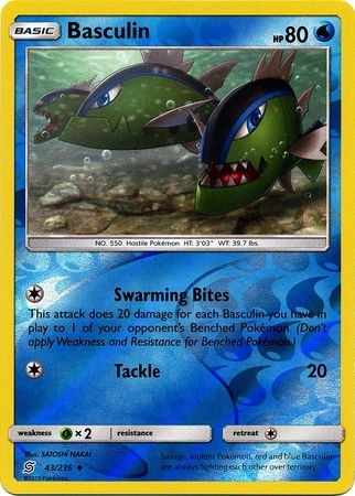 Basculin - 43/236 - Uncommon Reverse Holo