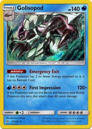 Golisopod - 51/236 - Holo Rare