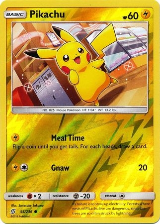 Pikachu - 55/236 - Common Reverse Holo