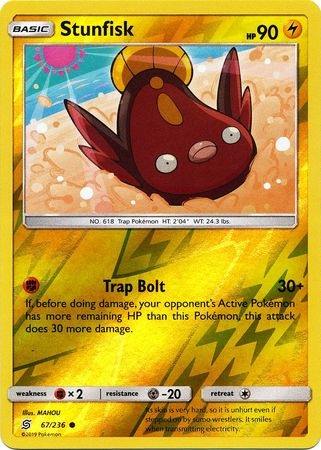 Stunfisk - 67/236 - Common Reverse Holo