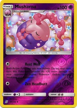 Musharna - 89/236 - Uncommon Reverse Holo