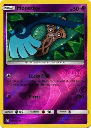 Honedge - 92/236 - Common Reverse Holo