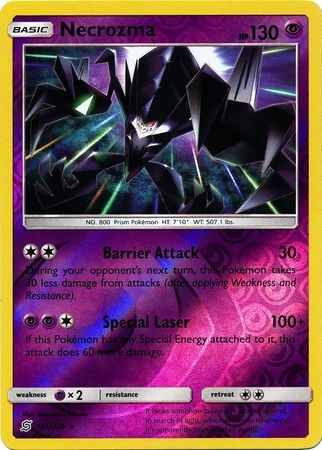 Necrozma - 101/236 - Rare Reverse Holo