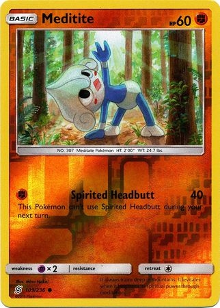 Meditite - 109/236 - Common Reverse Holo