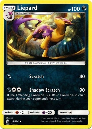 Liepard - 136/236 - Rare