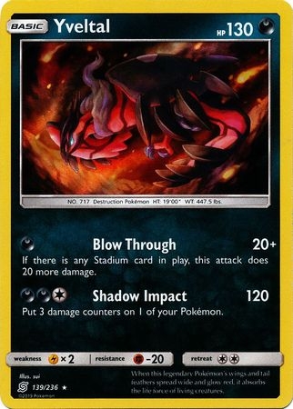 Yveltal - 139/236 - Holo Rare