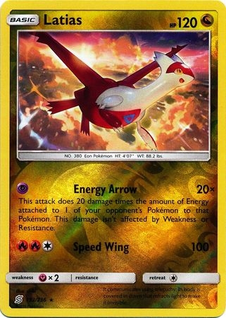 Latias - 153/236 - Rare Reverse Holo
