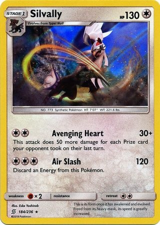 Silvally - 184/236 - Holo Rare
