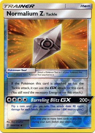 Normalium Z: Tackle - 203/236 - Uncommon Reverse Holo