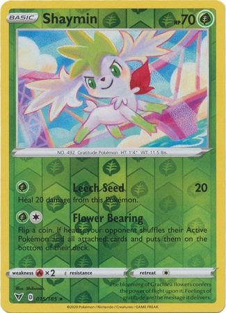 Shaymin - 015/185 - Holo Rare Reverse Holo