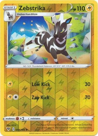 Zebstrika - 054/185 - Uncommon Reverse Holo