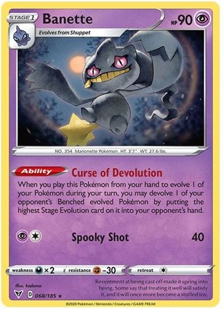 Banette - 068/185 - Rare