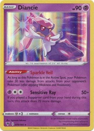 Diancie - 079/185 - Holo Rare