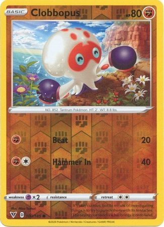 Clobbopus - 100/185 - Common Reverse Holo
