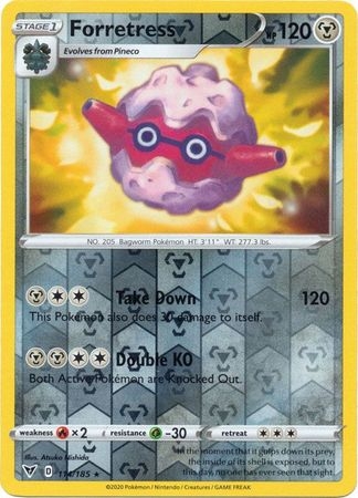 Forretress - 114/185 - Rare Reverse Holo