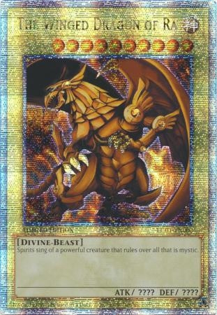 The Winged Dragon of Ra - LC01-EN003 - Quarter Century Secret Rare Limited Editon