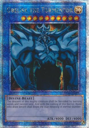 Obelisk the Tormentor - LC01-EN001 - Quarter Century Secret Rare Limited Editon