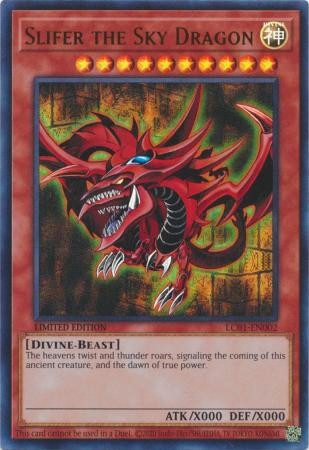 Slifer the Sky Dragon - LC01-EN002 - Ultra Rare Limited Editon