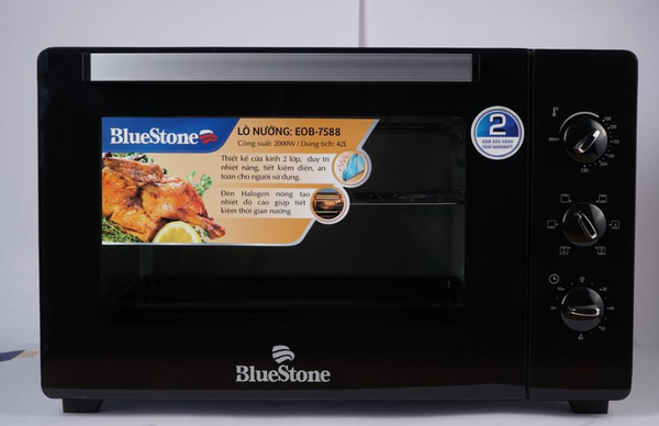 Đánh giá lò nướng Bluestone EOB-7588 dùng trong gia đình