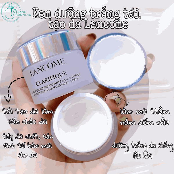 Kem Dưỡng Trắng Tái Tạo Da Lancôme Clarifique Milky Day Cream 15ml