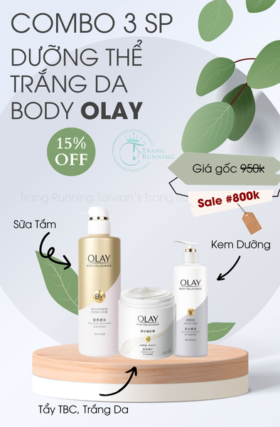 Combo Trắng Da Body Olay