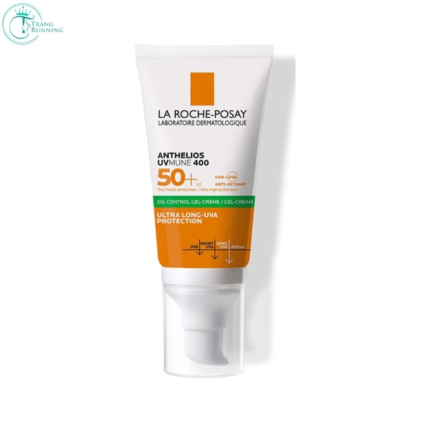[Hàng Pháp] Sữa Chống Nắng La Roche-Posay Cho Da Dầu Mụn 50ml Anthelios UVMUNE 400 Oil Control Fluid