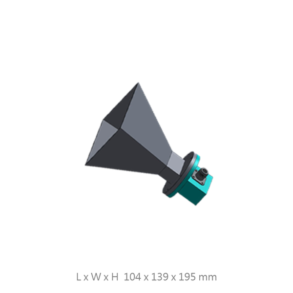 WR159 (4.9 to 7.05GHz)15dbi Standard Gain Waveguide Horn Antenna, N ...