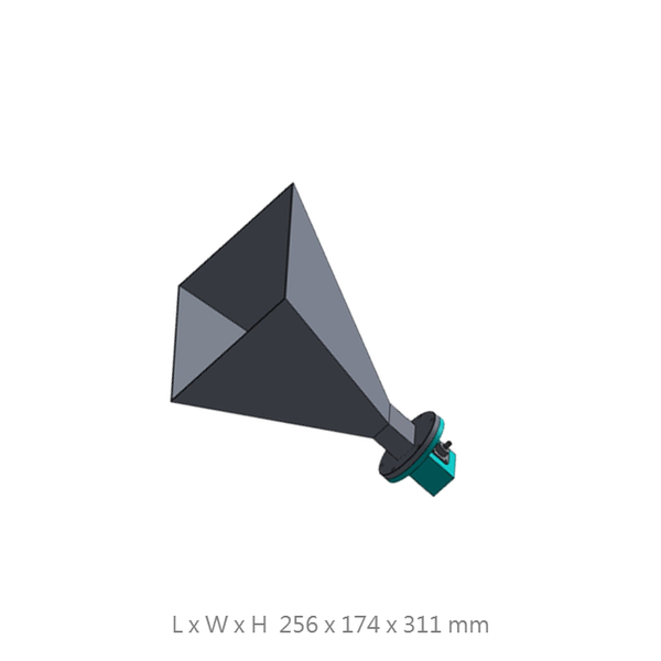 WR159 (4.9 to 7.05GHz), 20dbi Standard Gain Waveguide Horn, SMA-Female ...