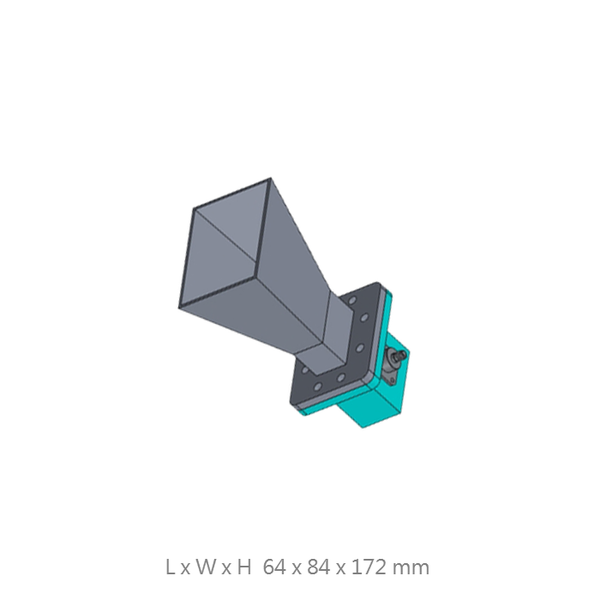 WR159(4.9 to 7.05GHz) 10dbi Standard Gain Waveguide Horn SMA-Female ...