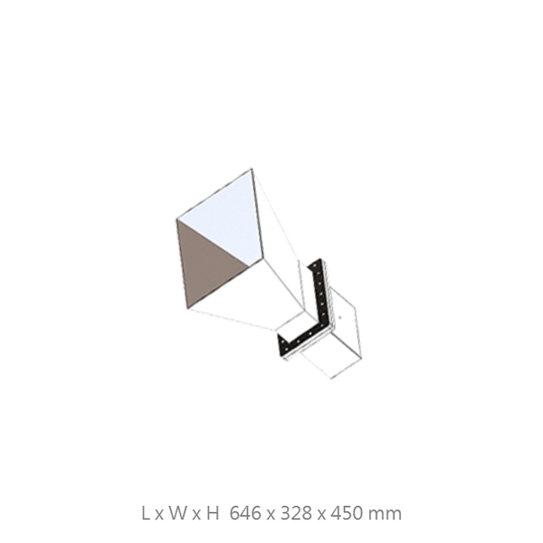 WR975 750MHz to 1150MHz 10dbi Stand Waveguide Horn N-Female Antenna