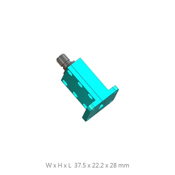 WR34 Waveguide to Coaxial Adapter 22 GHz to 33 GHz, End-Launch, WC-34 ...