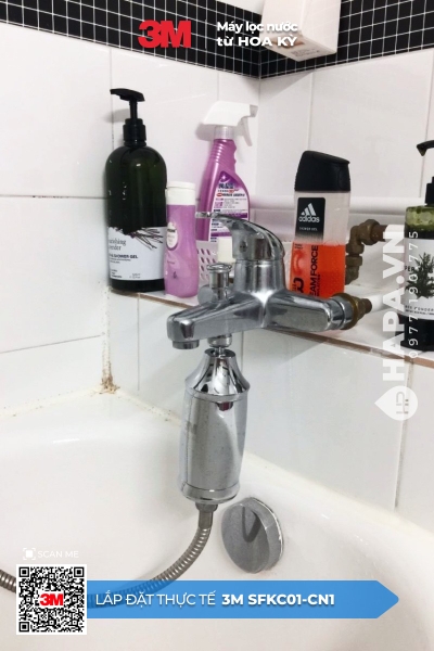 Bộ Lọc Nước Vòi Sen Tắm 3M SFKC01-CN1 lắp đặt tại Empire City, TP. HCM
