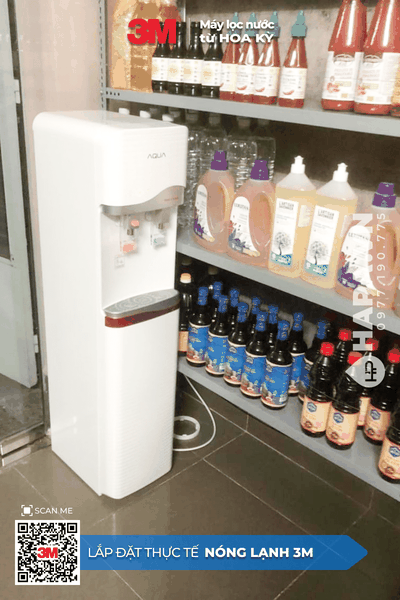 Cây Nước Nóng Lạnh 3M lắp đặt tại Căn Hộ Aurora Quận 8, TP HCM