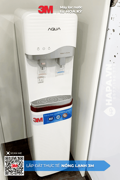 Cây Nước Nóng Lạnh 3M lắp đặt tại Chung Cư Central Garden, Quận 1