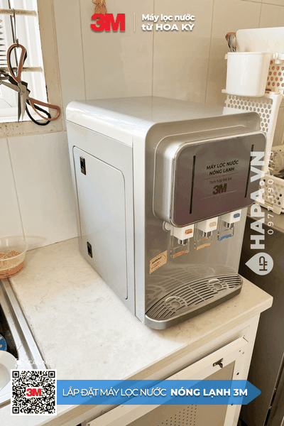 Cây Nước Nóng Lạnh Để Bàn 3M HCD-CS01 lắp đặt tại Hausneo, Quận 9