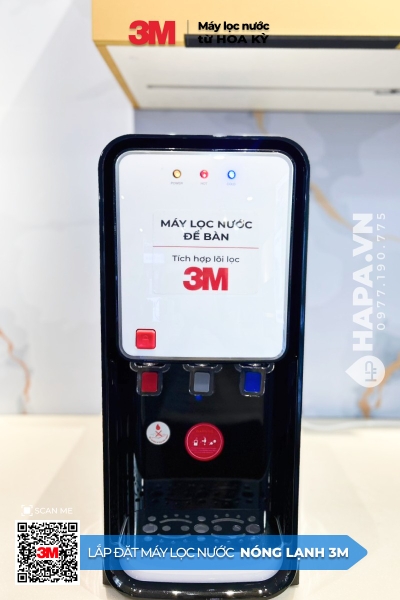 Cây Nước Nóng Lạnh Để Bàn 3M HCD-CS02 lắp đặt tại Hưng Vượng 3, Q7