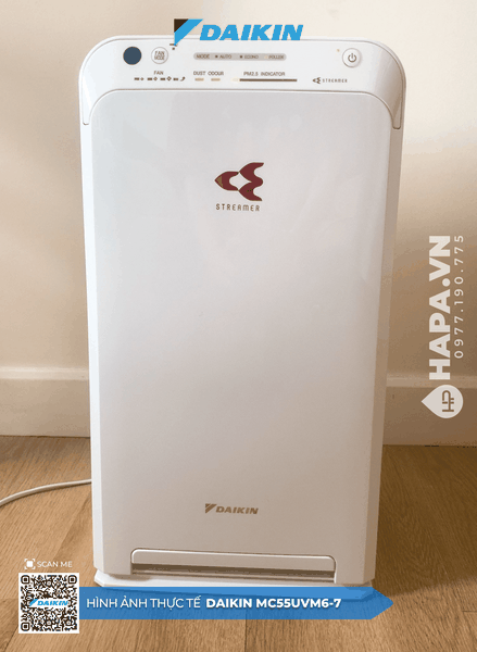 Máy Lọc Không Khí DAIKIN MC55UVM6-7 tại Chung cư Thới An, Tân Phú