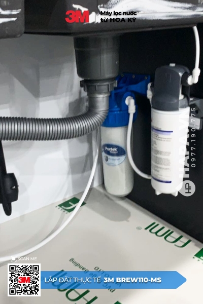 Máy Lọc Nước 3M BREW110-MS lắp đặt tại Saigon Asiana, Quận 6, TP. HCM