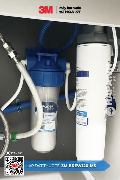 Máy Lọc Nước 3M BREW120-MS lắp đặt tại Đà Nẵng Plaza, Hải Châu