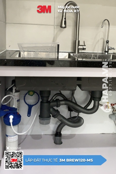 Máy Lọc Nước 3M BREW120-MS lắp đặt tại Jamona Heights, Quận 7, TP. HCM
