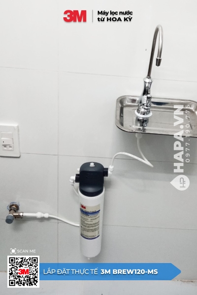 Máy Lọc Nước 3M BREW120-MS lắp đặt tại Marina Plaza, Long Xuyên