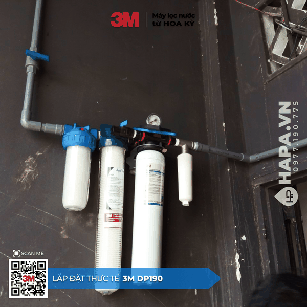 Máy Lọc Nước 3M DP190 lắp đặt tại Nhà Hàng, Quận 2, TP HCM