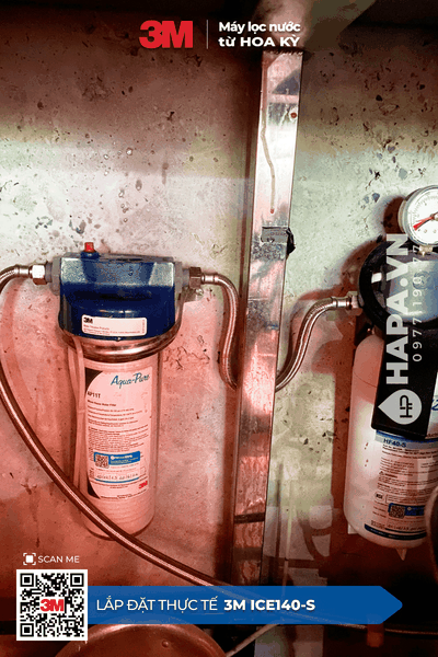 Máy Lọc Nước 3M ICE140-S lắp đặt tại Nhà Hàng Quận 3, TP. HCM