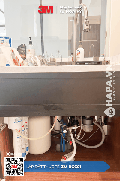 Máy Lọc Nước 3M RO301 lắp đặt tại The Nexus Tower 1, Quận 1, TP. HCM