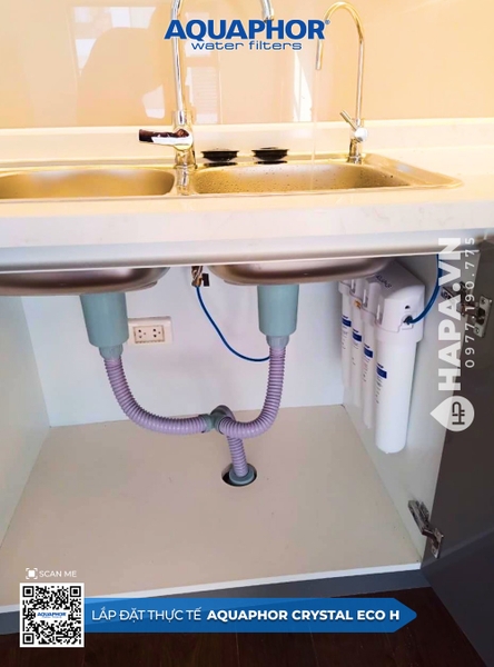 Máy Lọc Nước AQUAPHOR CRYSTAL ECO H lắp đặt tại Bình An, TP. Vũng Tàu
